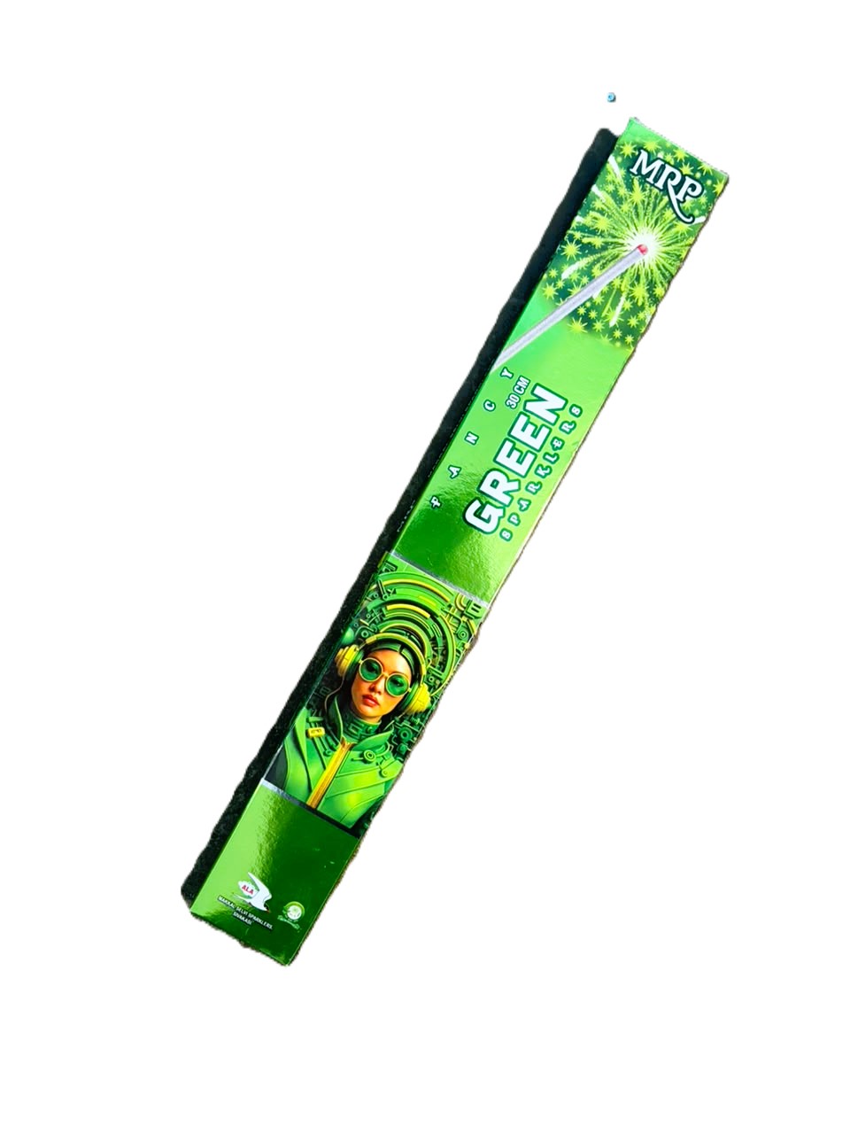 30 CM Green Sparklers | 1 Box | 5 Pcs