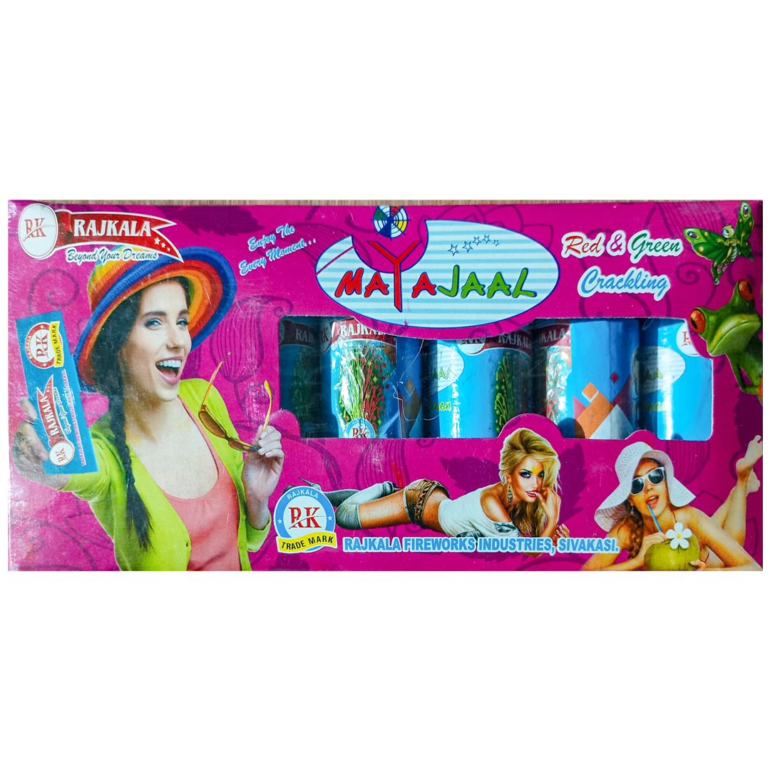 Mayajaal Mix (Red, Green, Crackling) | 5 Pce