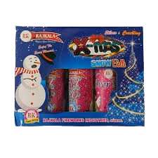 X mas Mix ( Silver Red & Green Crackling ) | 3Pce